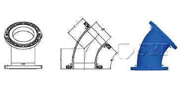 Loosing-Flanged-45-Deg-Bend